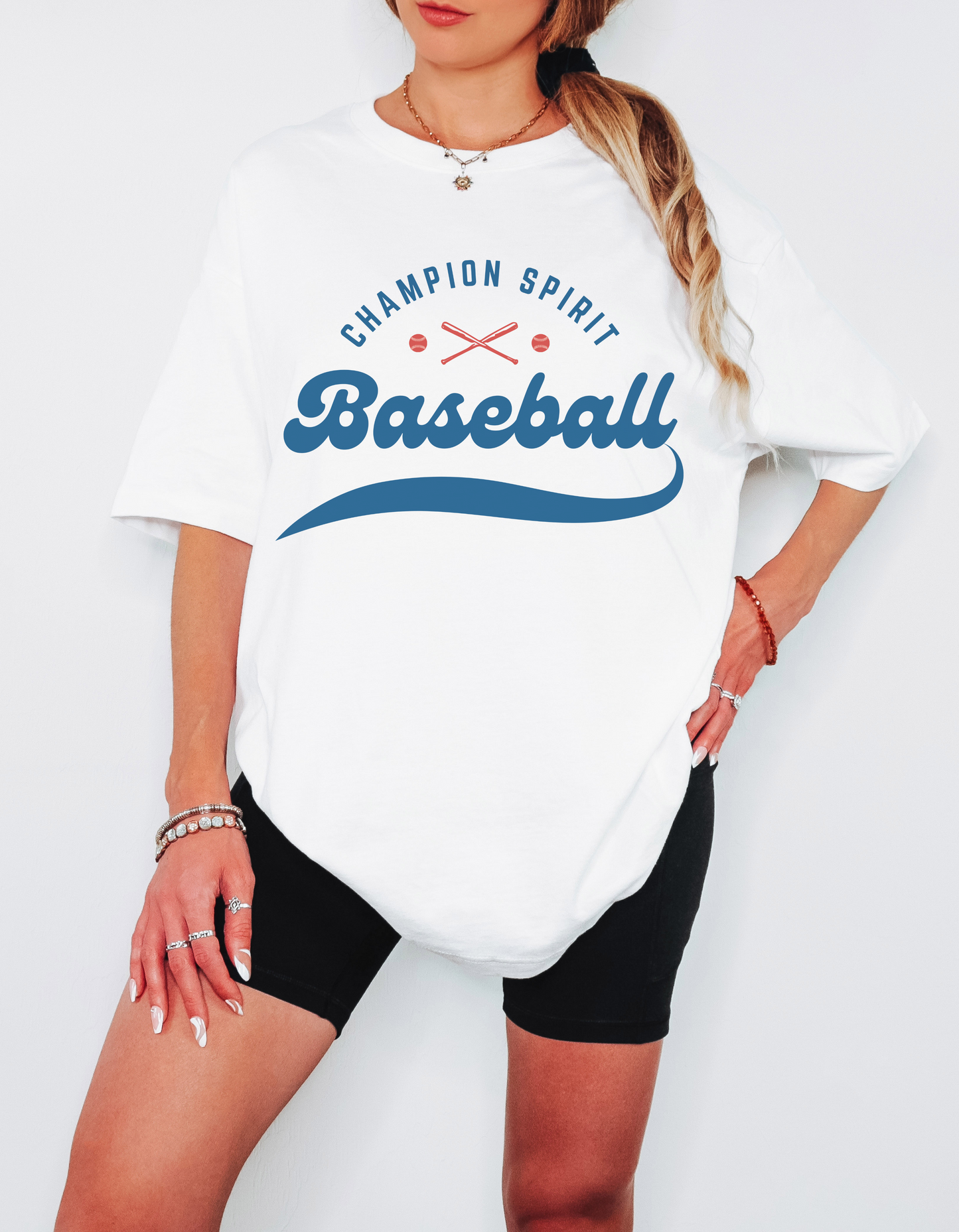 Champion Spirit Baseball - Oversized Boxy Fan Tee