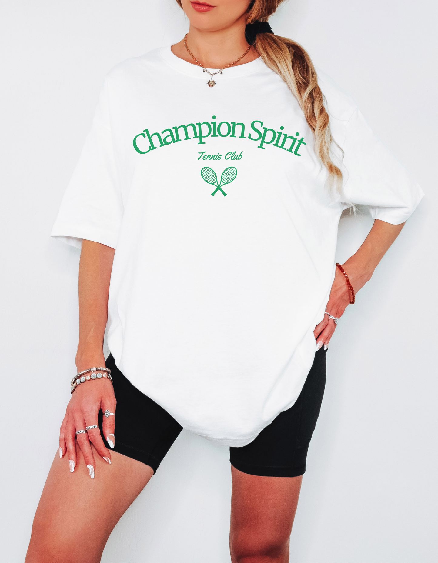 Champion Spirit Tennis Club - Oversized Boxy Fan Tee