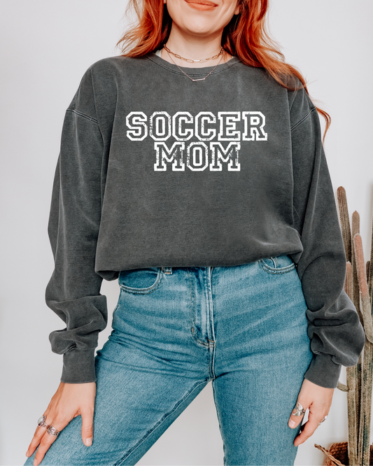 Soccer Mom - Comfort Colors FAN Sweatshirt